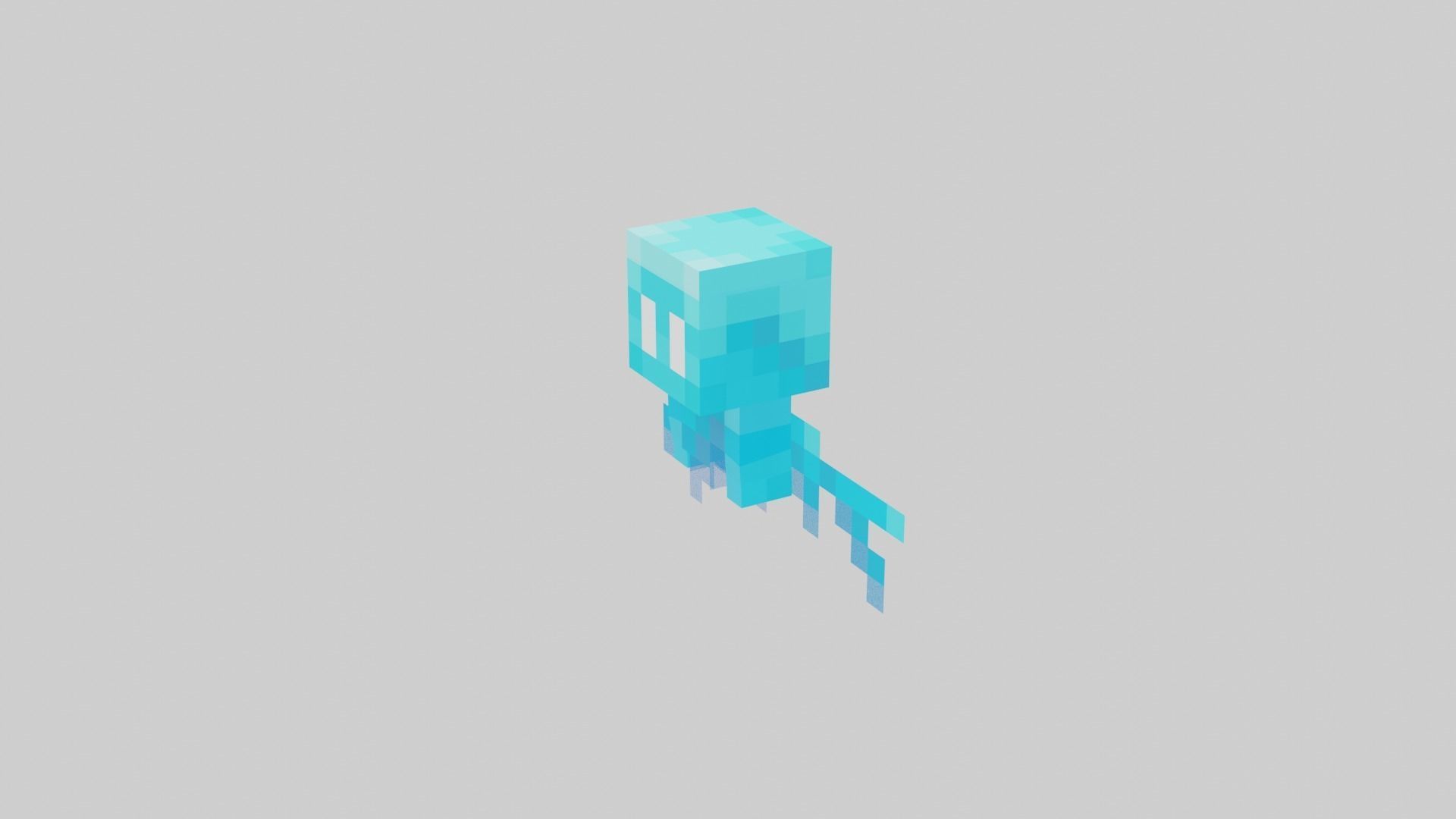 Minecraft Allay Rigged Low-poly 3D model_21