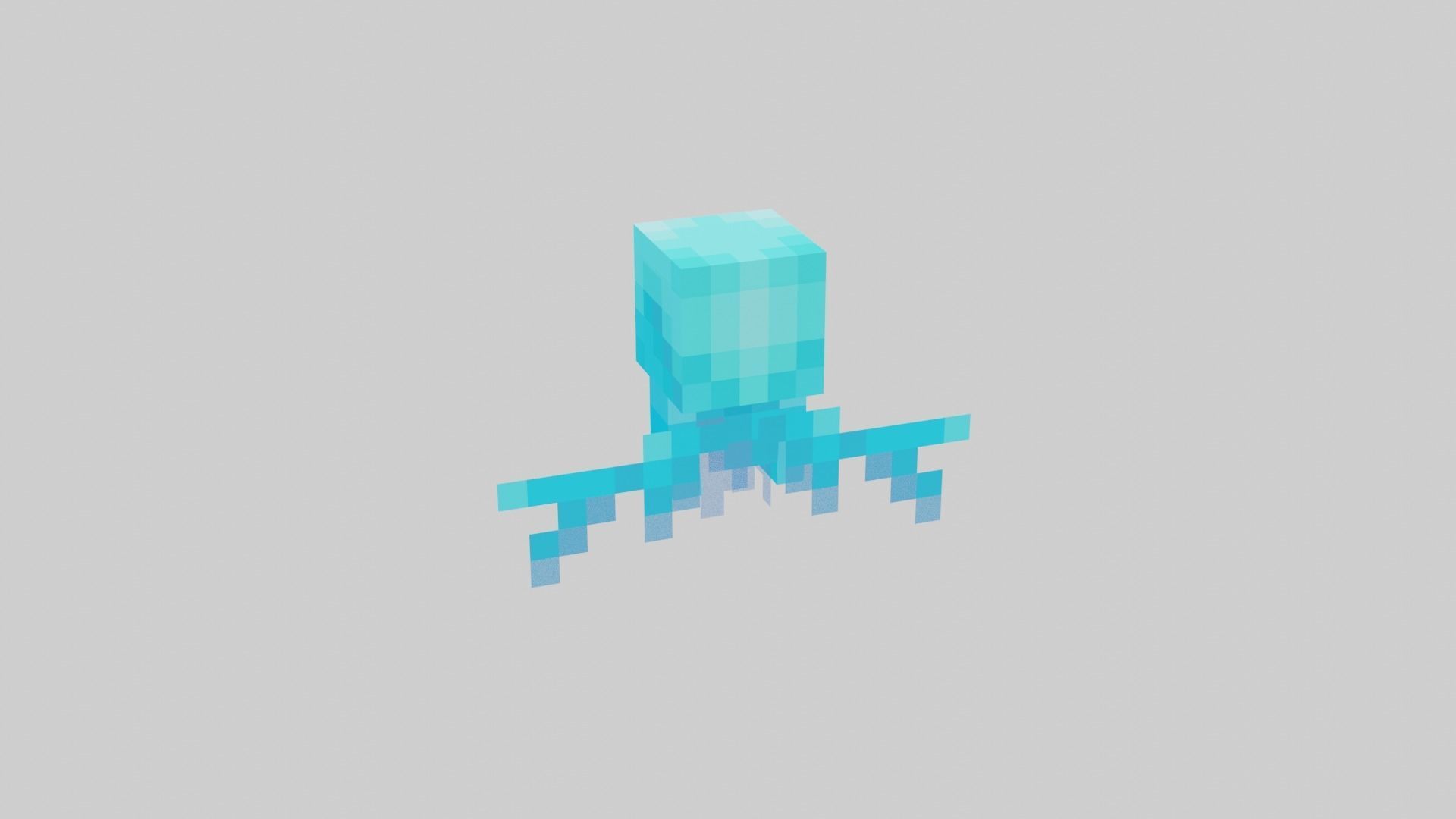 Minecraft Allay Rigged Low-poly 3D model_32