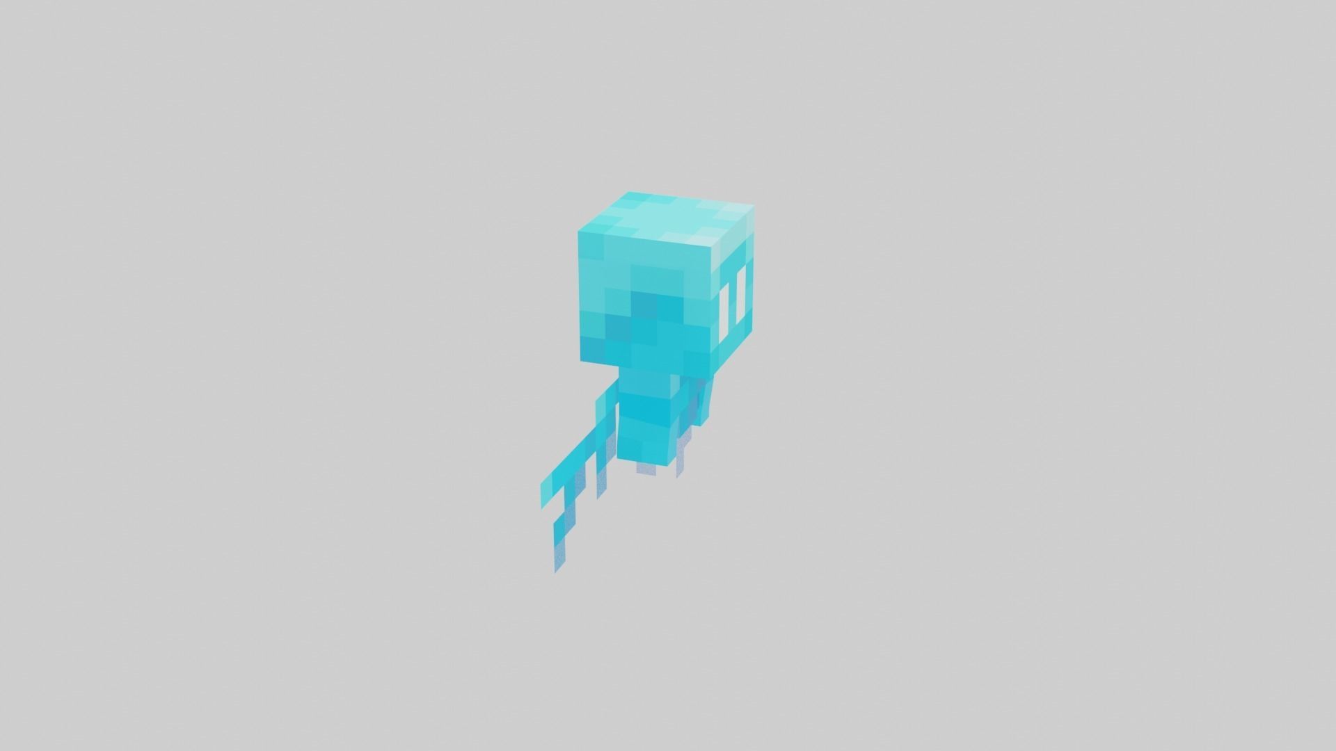 Minecraft Allay Rigged Low-poly 3D model_9