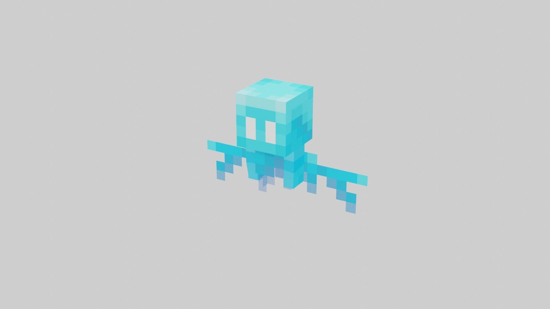 Minecraft Allay Rigged Low-poly 3D model_18