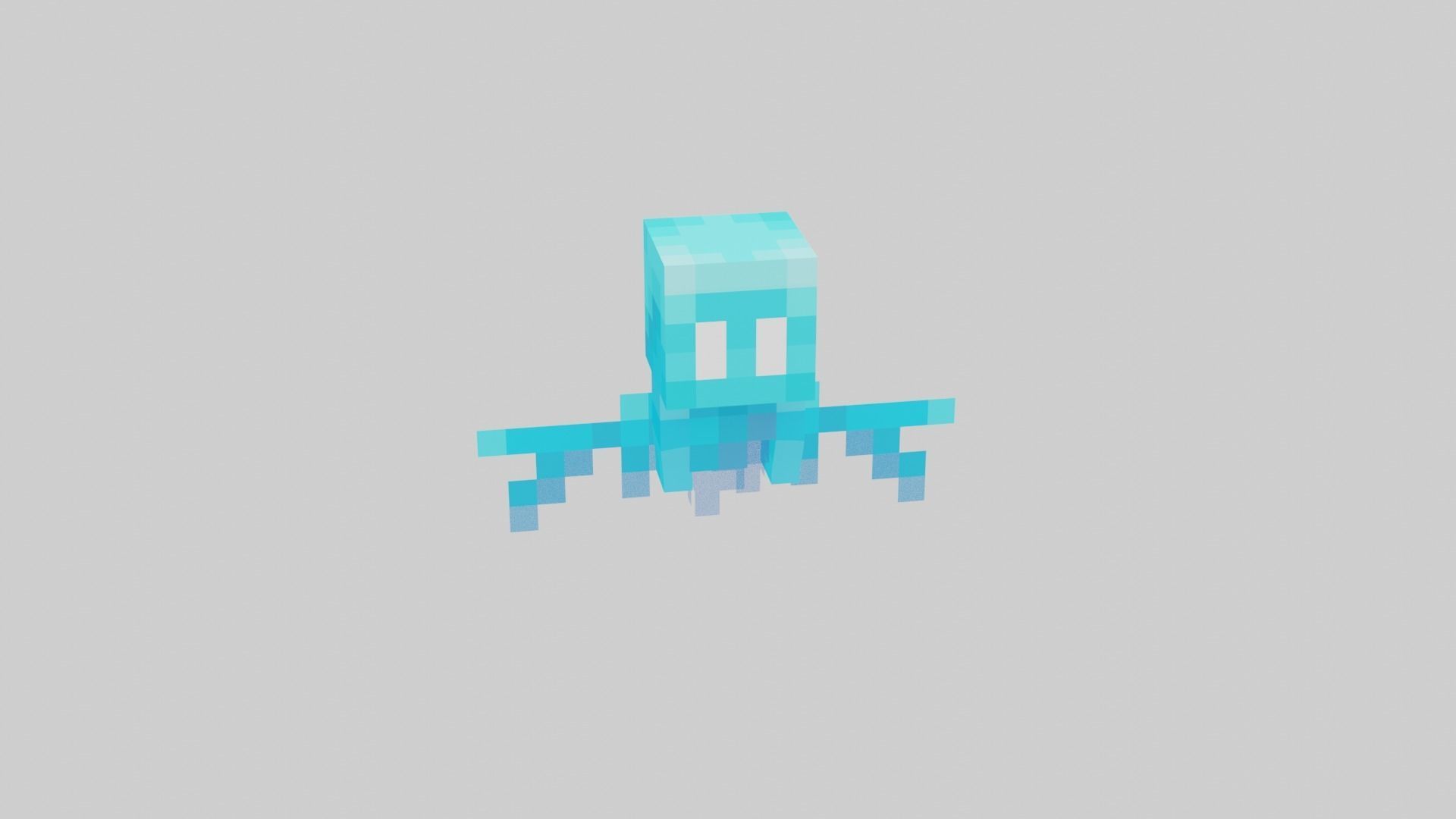 Minecraft Allay Rigged Low-poly 3D model_14