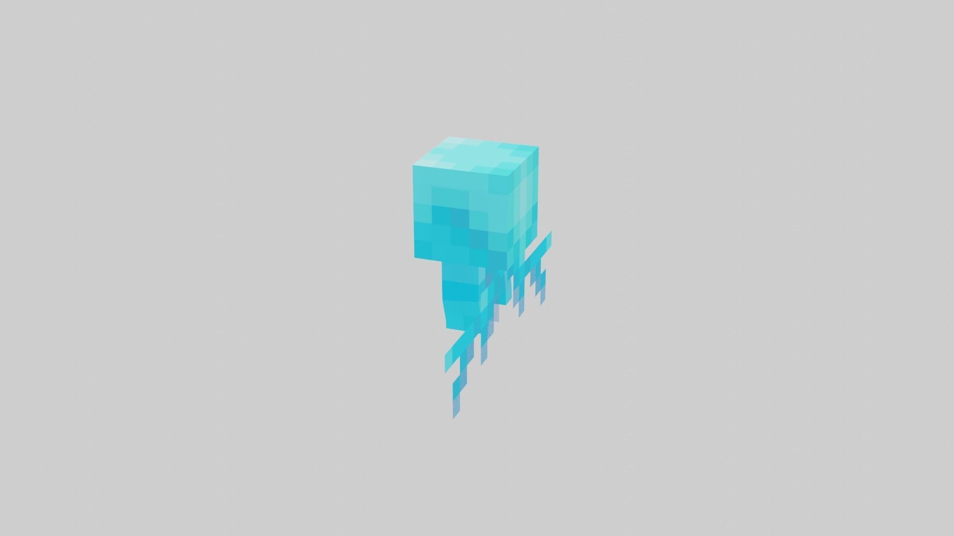 Minecraft Allay Rigged Low-poly 3D model_26
