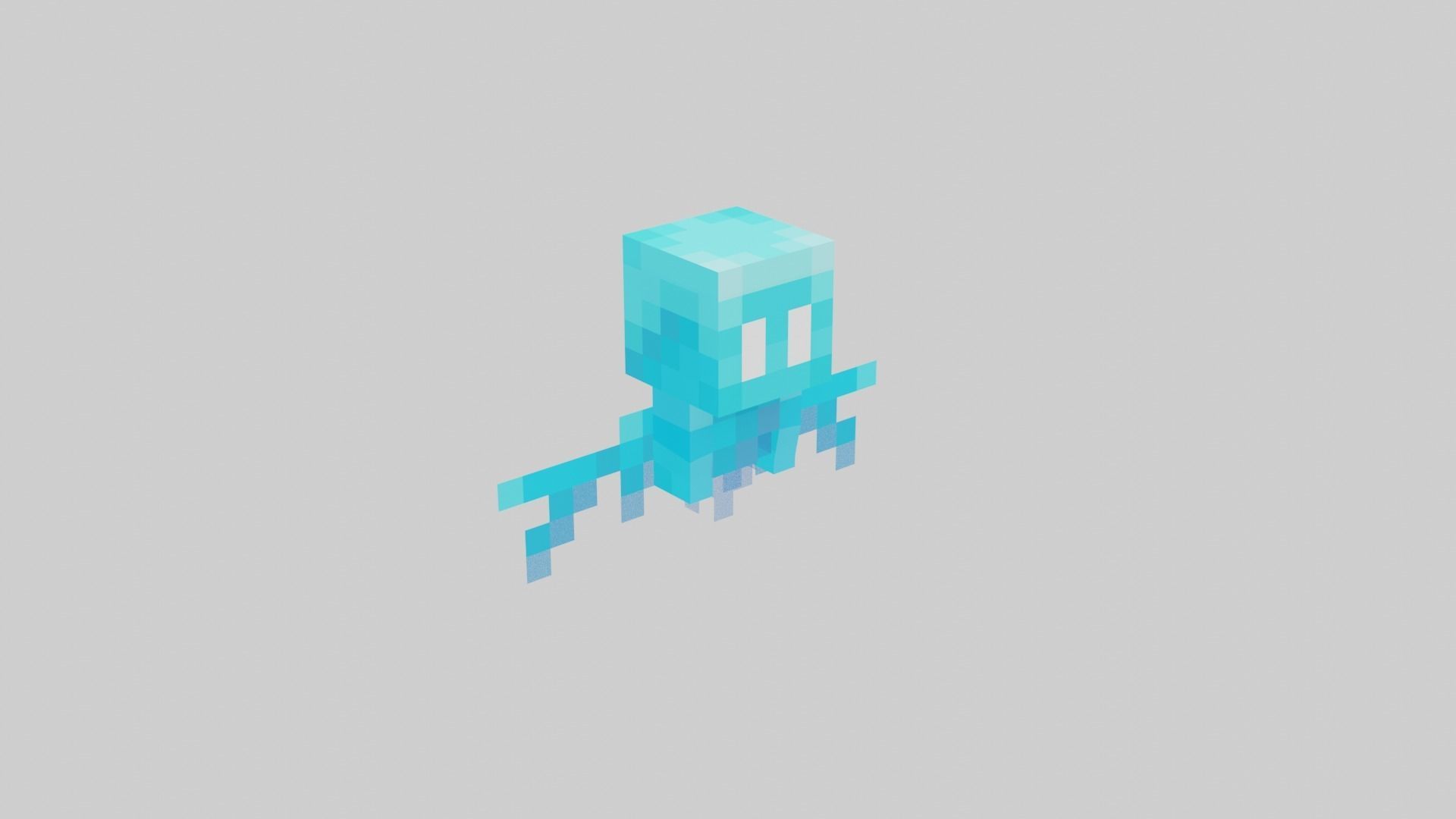 Minecraft Allay Rigged Low-poly 3D model_12
