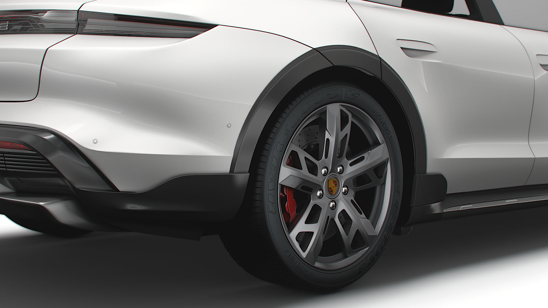 Porsche Taycan Turbo S Cross Turismo 2022 3D model_11