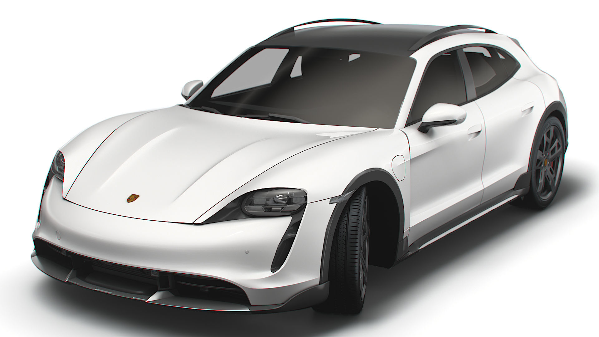 Porsche Taycan Turbo S Cross Turismo 2022 3D model_8