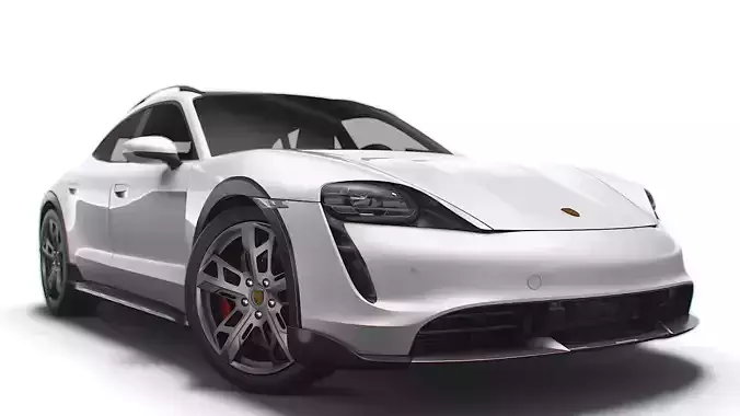 Porsche Taycan Turbo S Cross Turismo 2022 3D model
