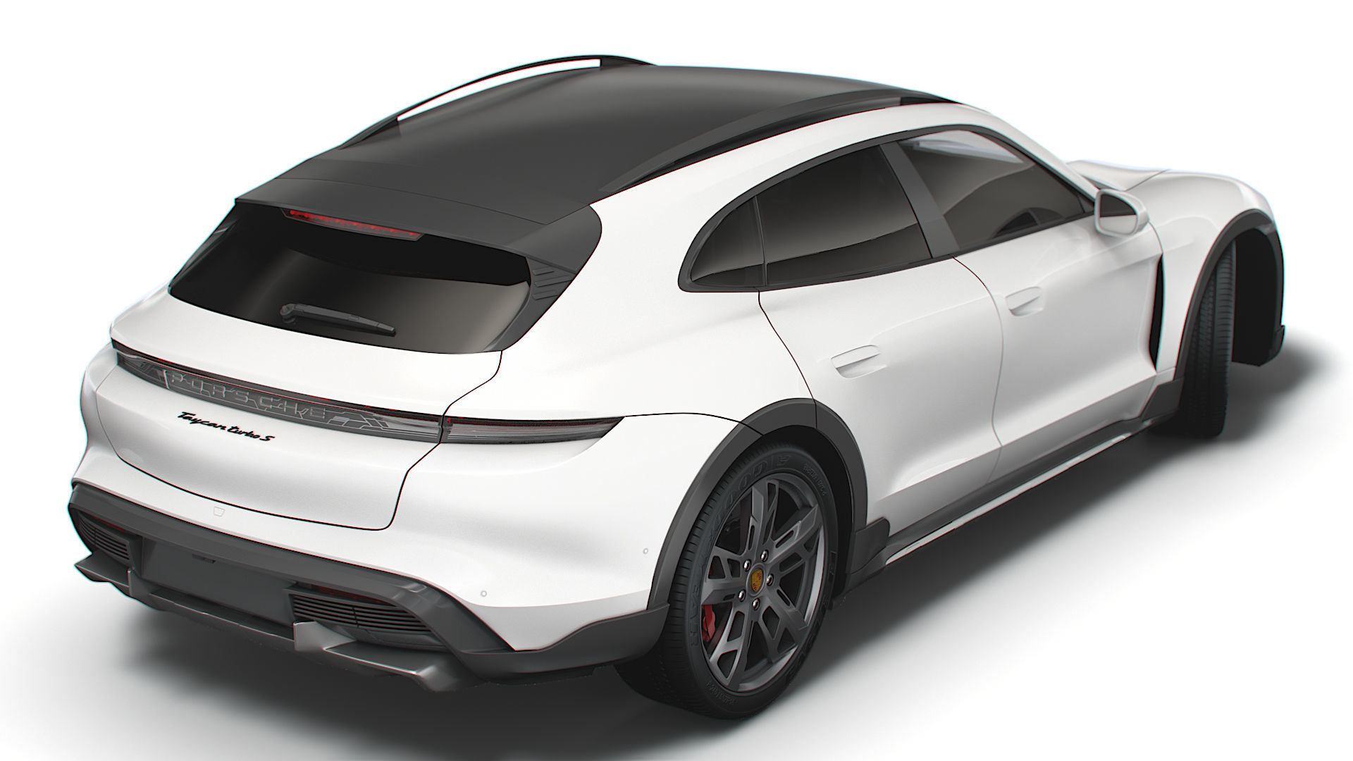 Porsche Taycan Turbo S Cross Turismo 2022 3D model_2