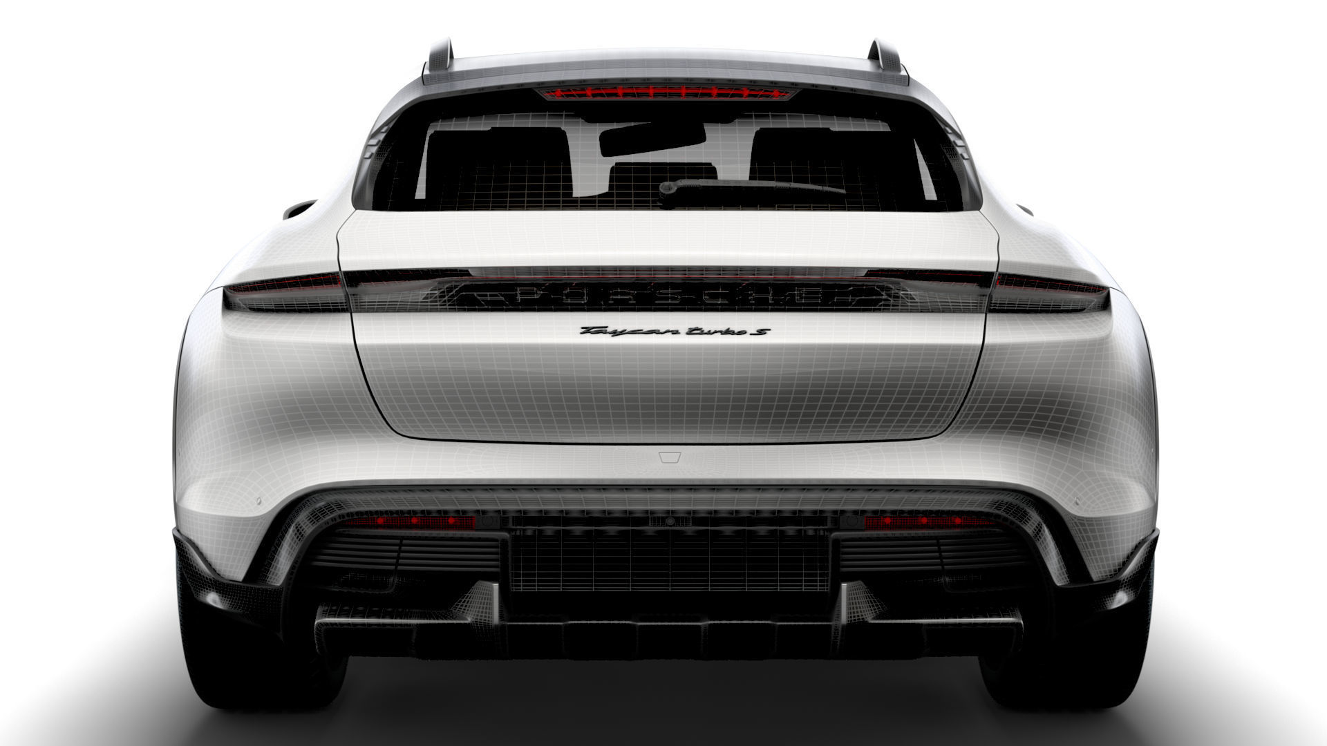 Porsche Taycan Turbo S Cross Turismo 2022 3D model_22