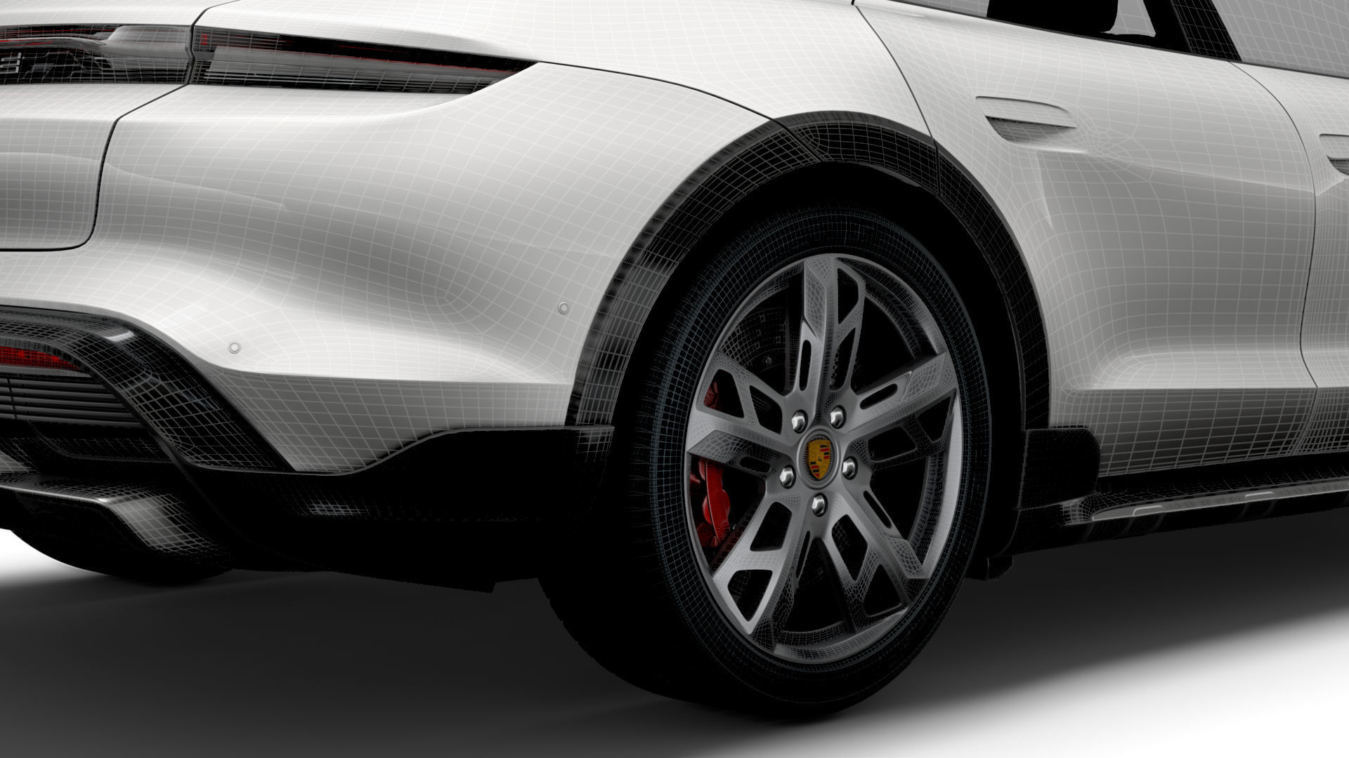 Porsche Taycan Turbo S Cross Turismo 2022 3D model_23