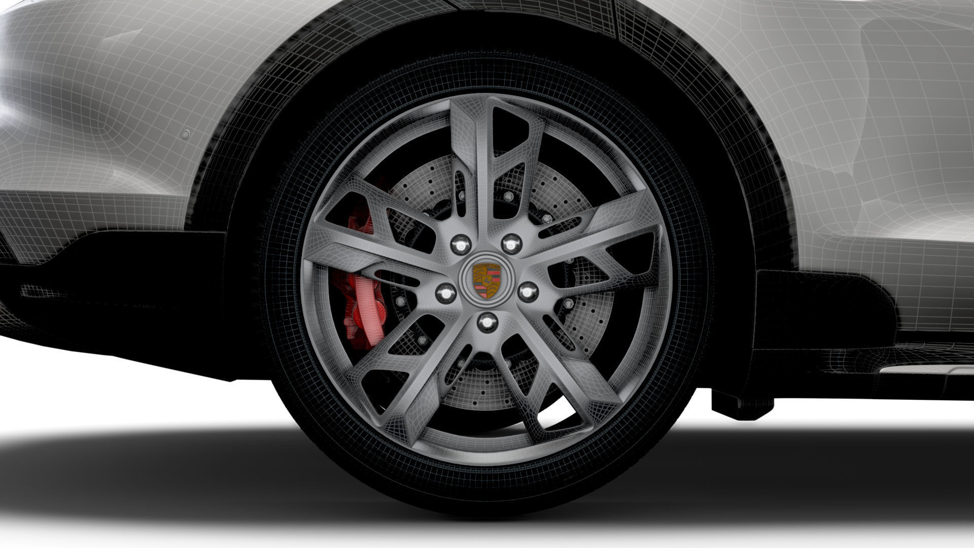 Porsche Taycan Turbo S Cross Turismo 2022 3D model_21