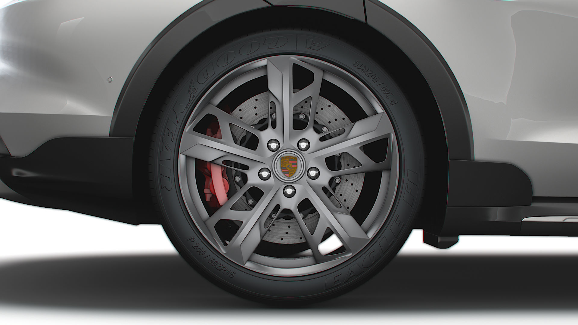 Porsche Taycan Turbo S Cross Turismo 2022 3D model_9