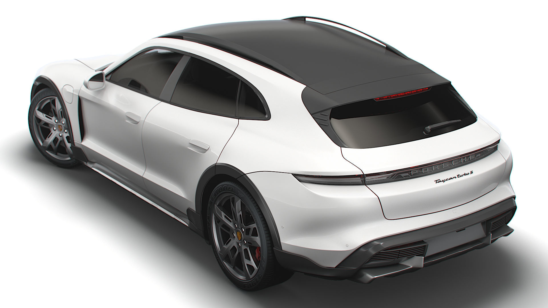 Porsche Taycan Turbo S Cross Turismo 2022 3D model_3