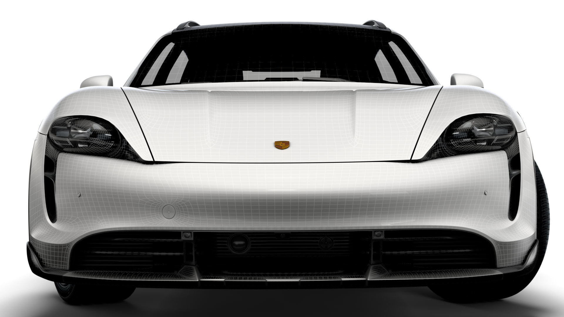 Porsche Taycan Turbo S Cross Turismo 2022 3D model_18