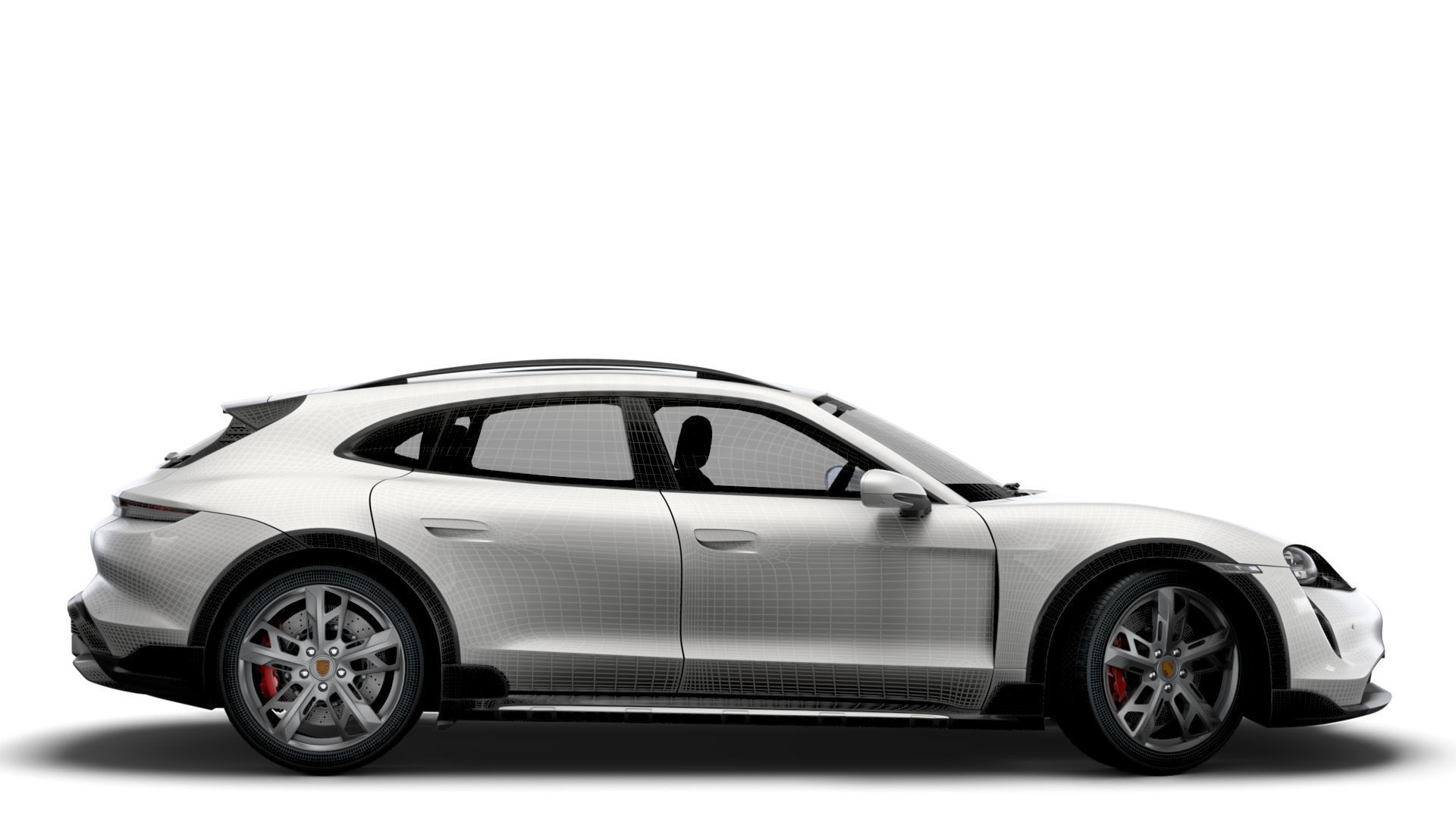 Porsche Taycan Turbo S Cross Turismo 2022 3D model_13