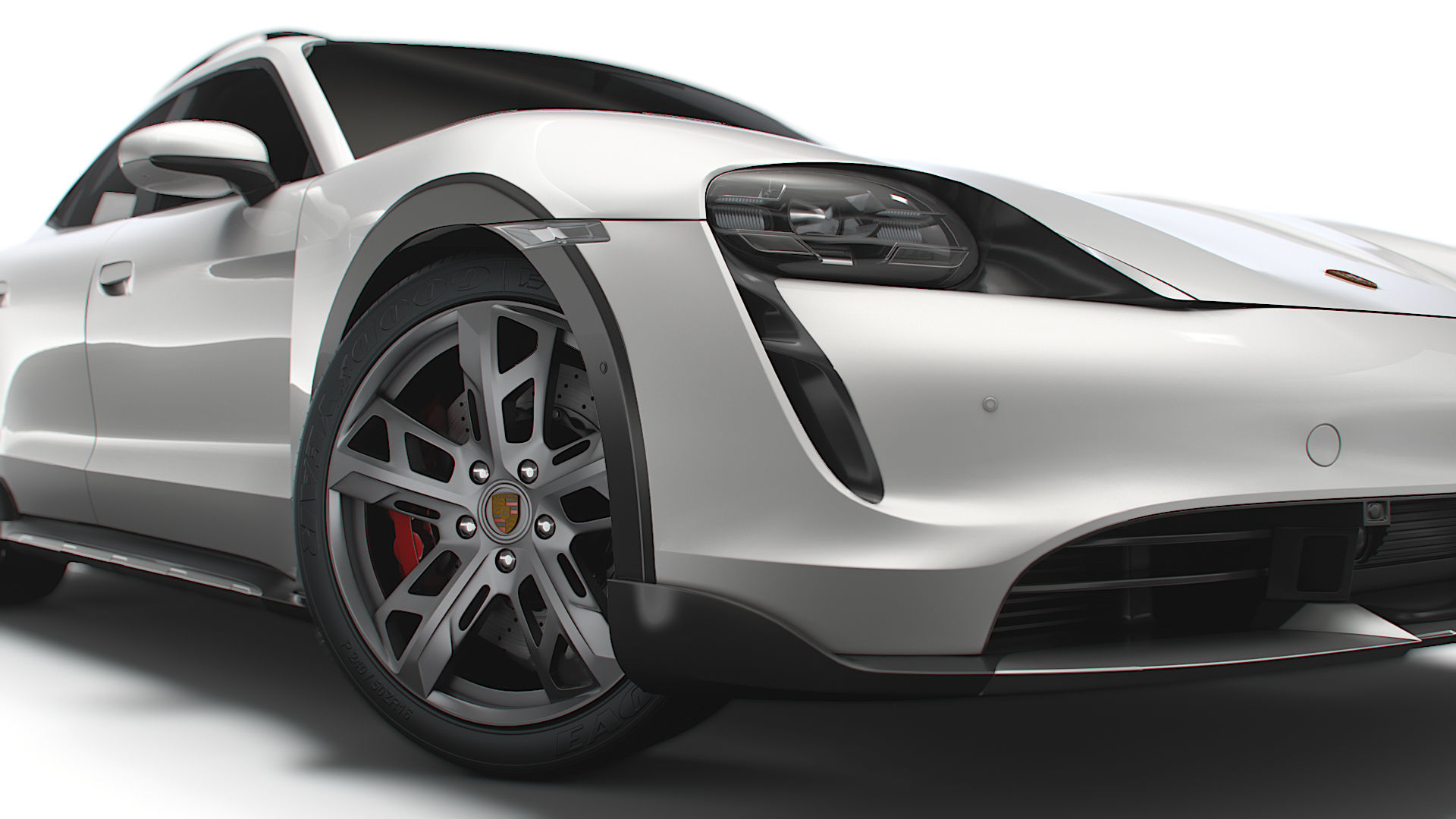 Porsche Taycan Turbo S Cross Turismo 2022 3D model_5