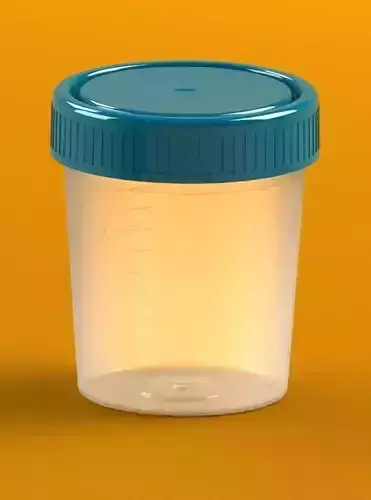 sealed laboratory test cup