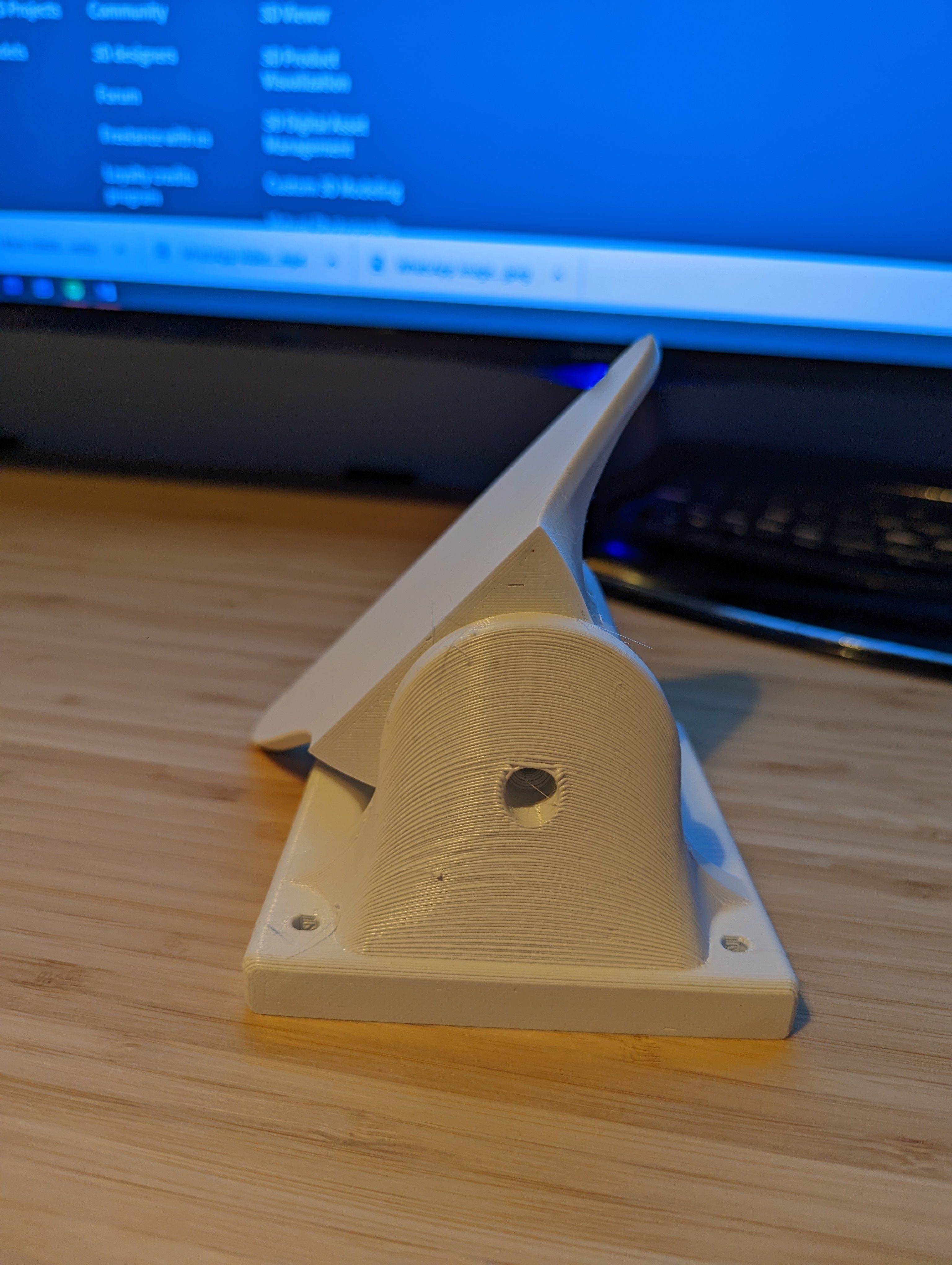 Tiltable decoupled HiFi Speaker Wallmount for heavy Speakers 3D print model_9