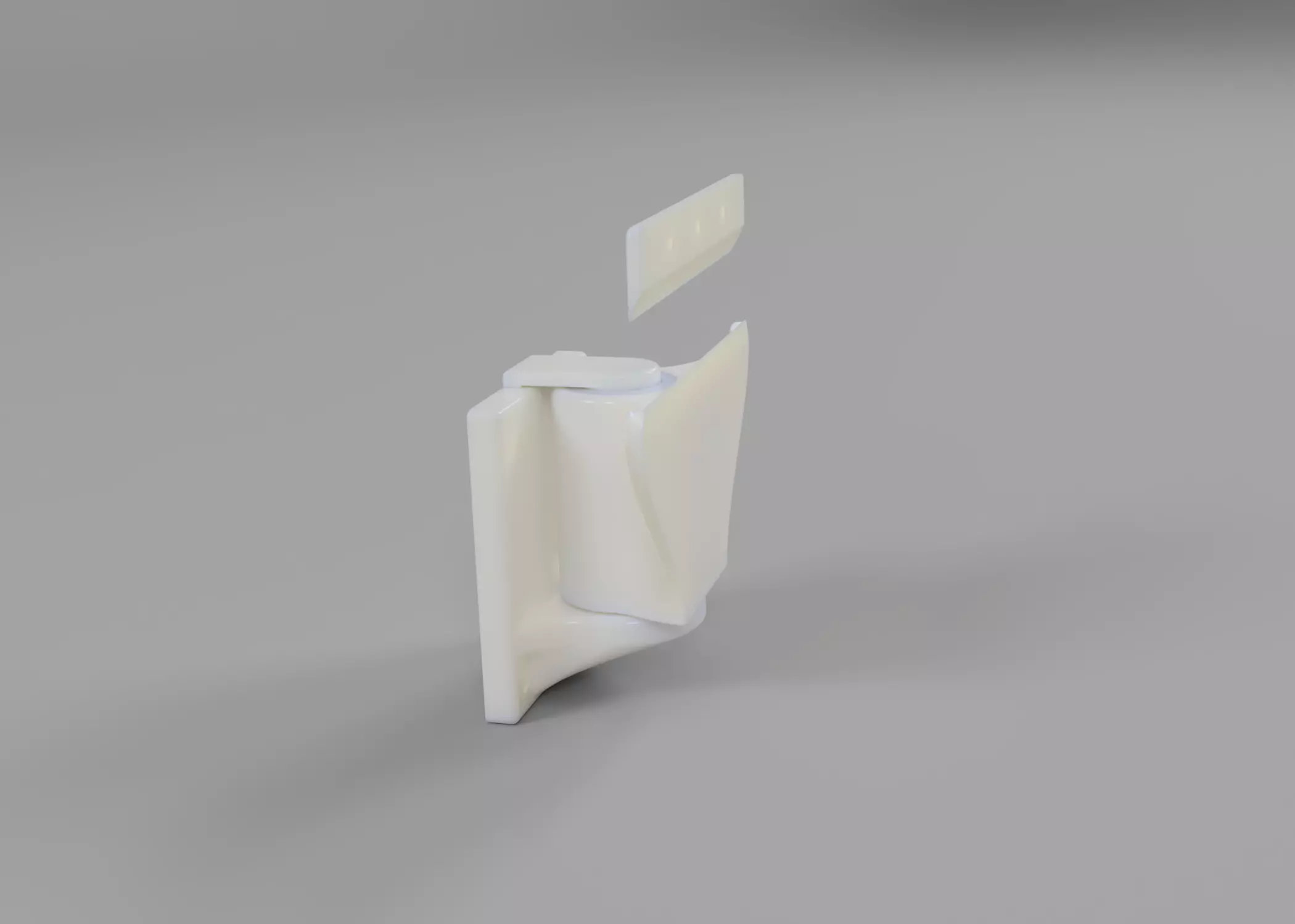 Tiltable decoupled HiFi Speaker Wallmount for heavy Speakers 3D print model_0