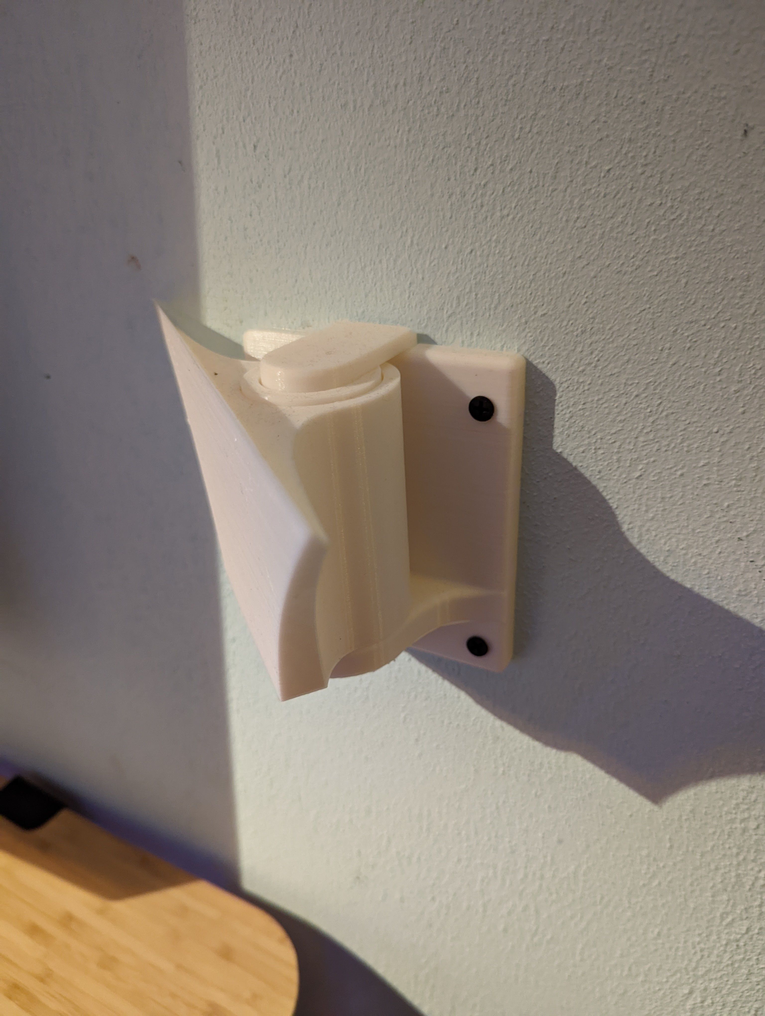 Tiltable decoupled HiFi Speaker Wallmount for heavy Speakers 3D print model_3