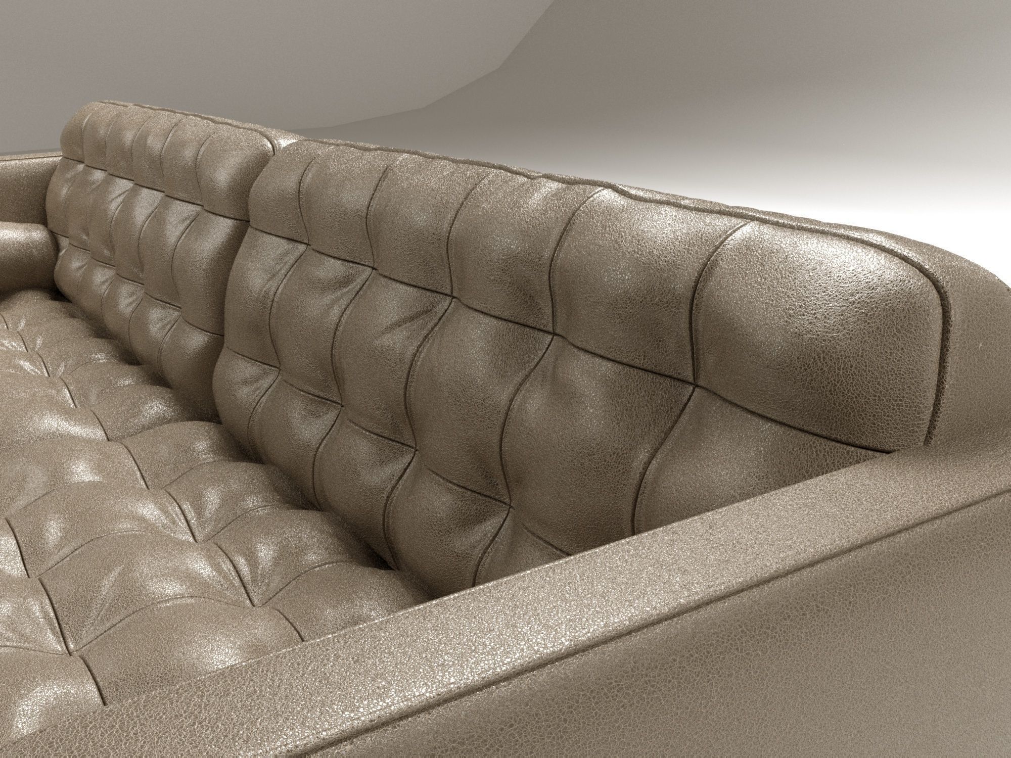 Gran Torino sofa  Low-poly 3D model_5