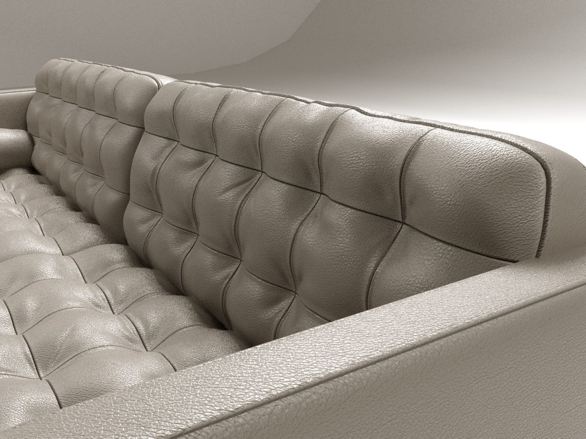 Gran Torino sofa  Low-poly 3D model_6