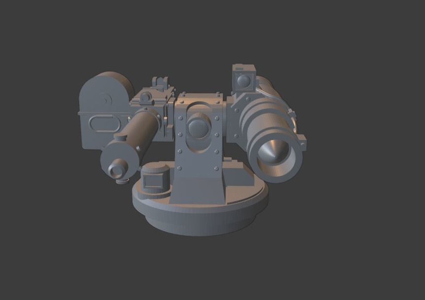 Grimdark Remote Operated Weapon System - GROWS 3D print model_3