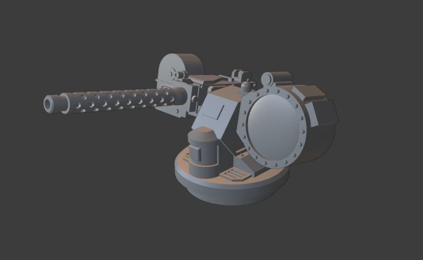 Grimdark Remote Operated Weapon System - GROWS 3D print model_4