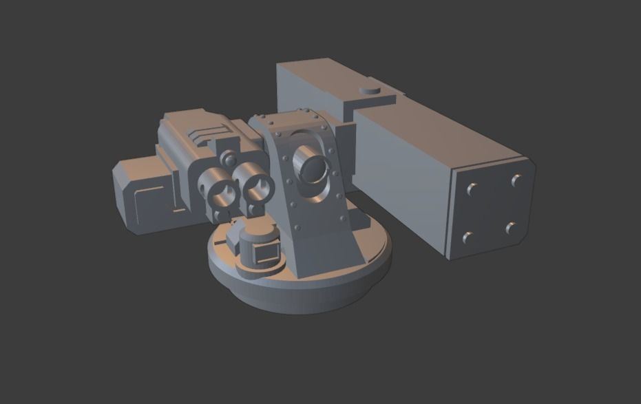 Grimdark Remote Operated Weapon System - GROWS 3D print model_7