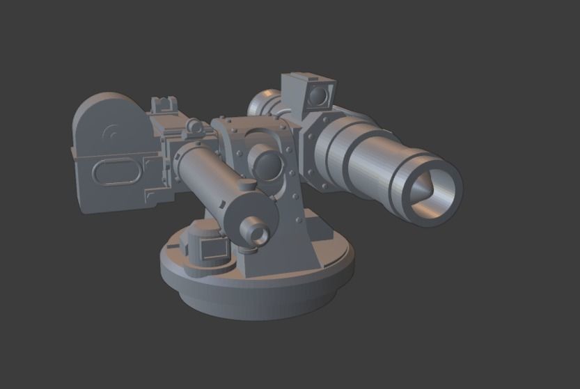 Grimdark Remote Operated Weapon System - GROWS 3D print model_2