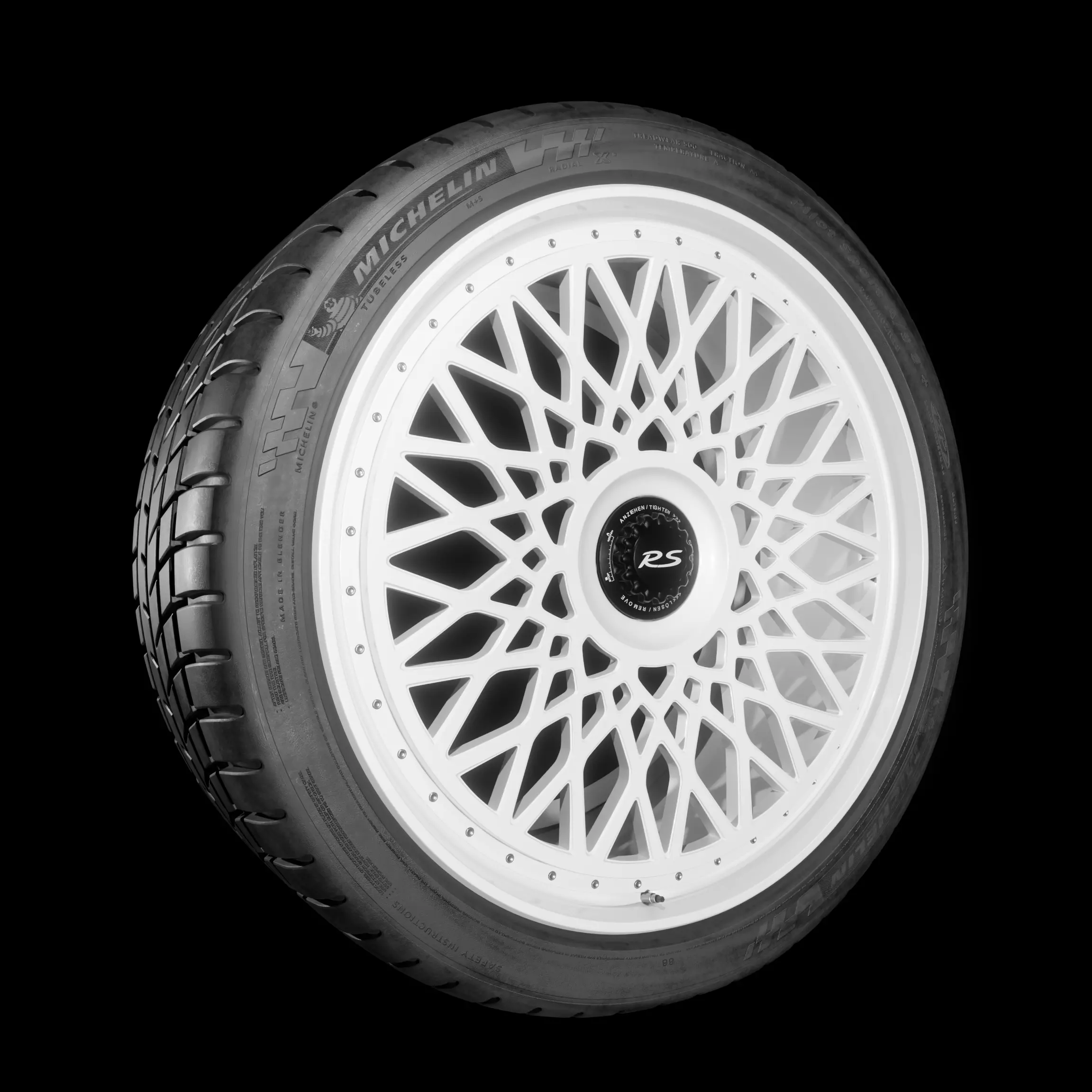 10 Spoke Center-locking Rims 3D model
