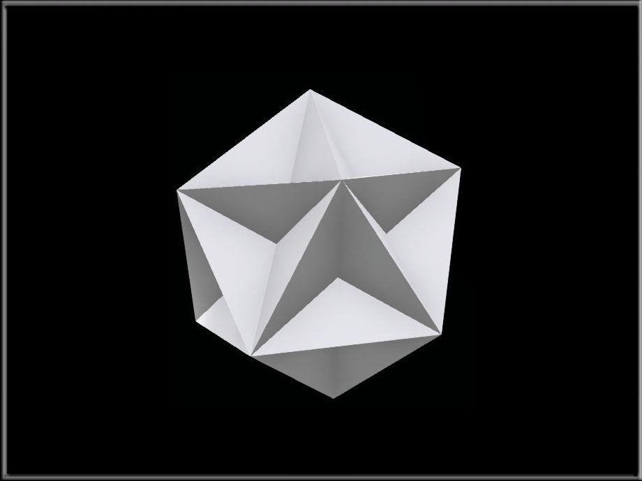 Triangular Diamond 02 Low-poly 3D model_12