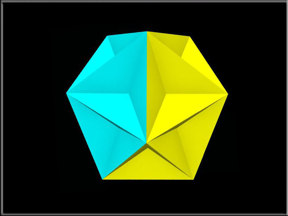 Triangular Diamond 02 Low-poly 3D model_8