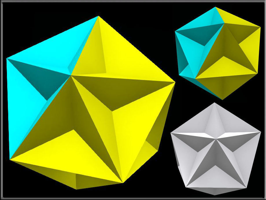 Triangular Diamond 02 Low-poly 3D model_3