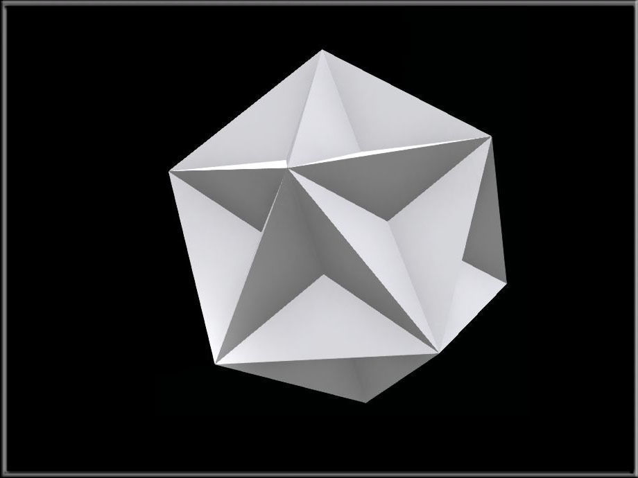 Triangular Diamond 02 Low-poly 3D model_11