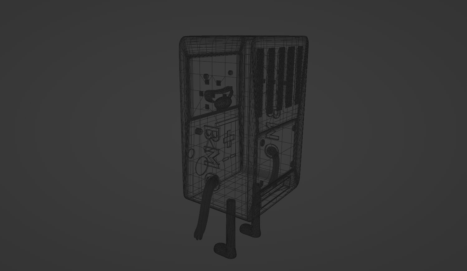 Stylized BMO - BeeMO Low-poly 3D model_15
