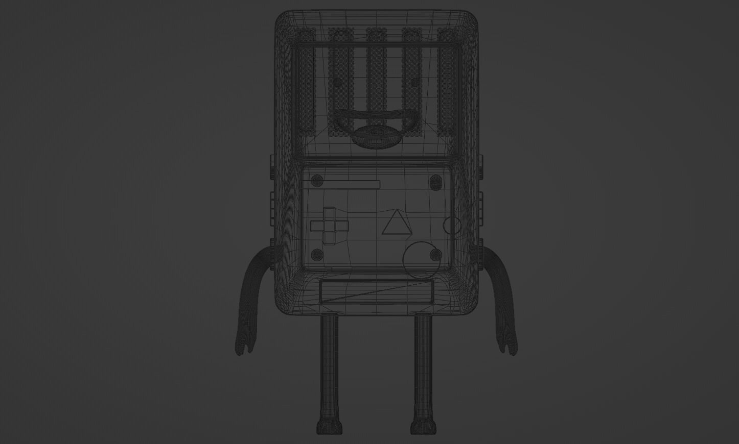 Stylized BMO - BeeMO Low-poly 3D model_12