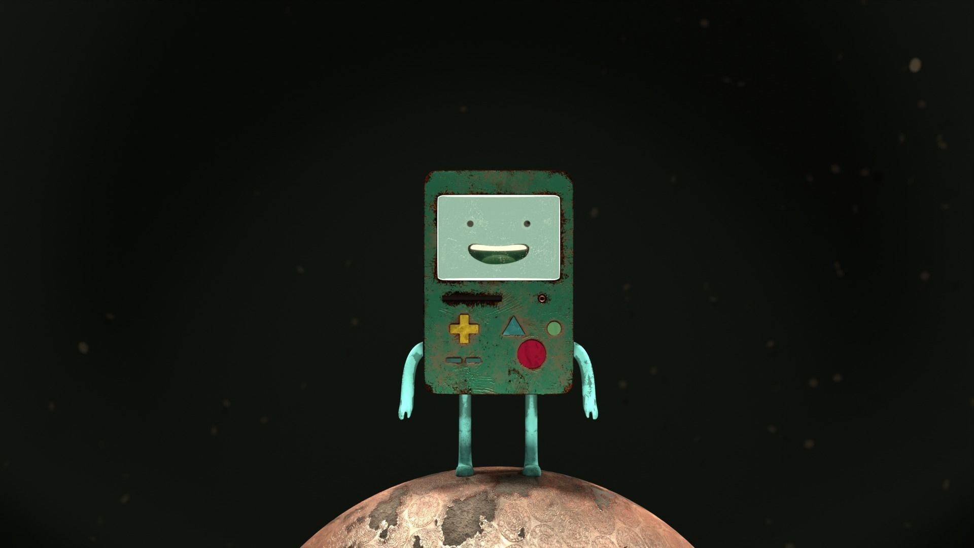Stylized BMO - BeeMO Low-poly 3D model_5
