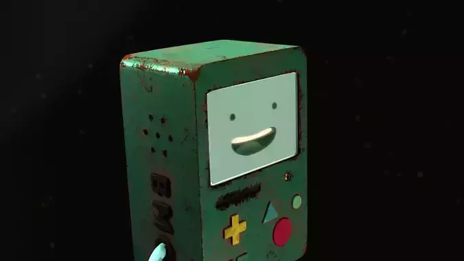 Stylized BMO - BeeMO Low-poly 3D model