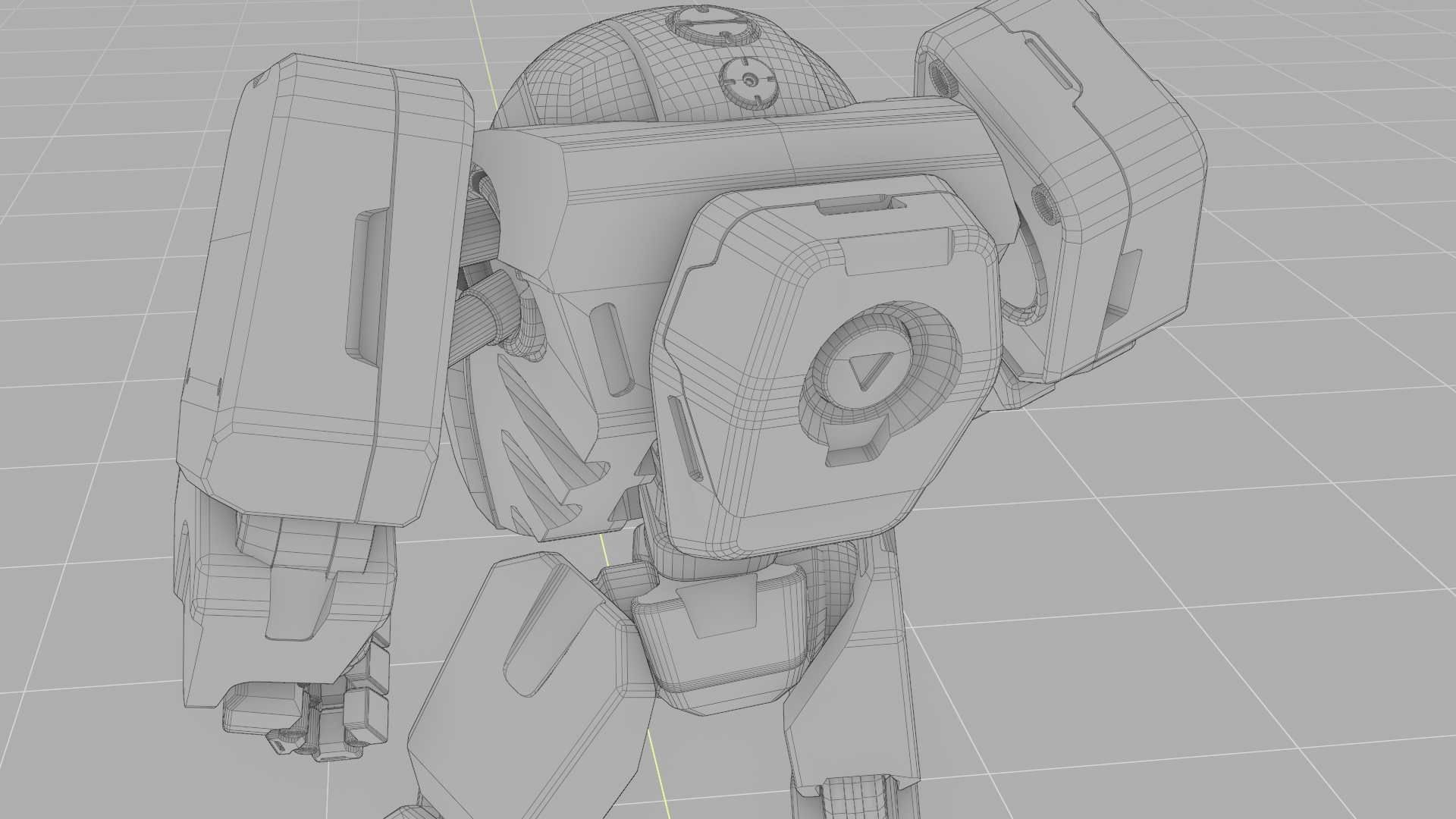 ANDROID M-3000 RIGGED 3D model_37