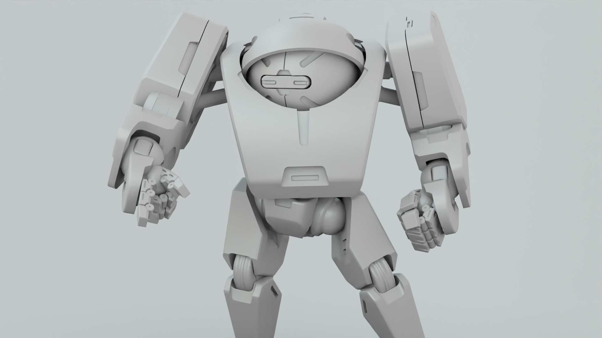 ANDROID M-3000 RIGGED 3D model_31