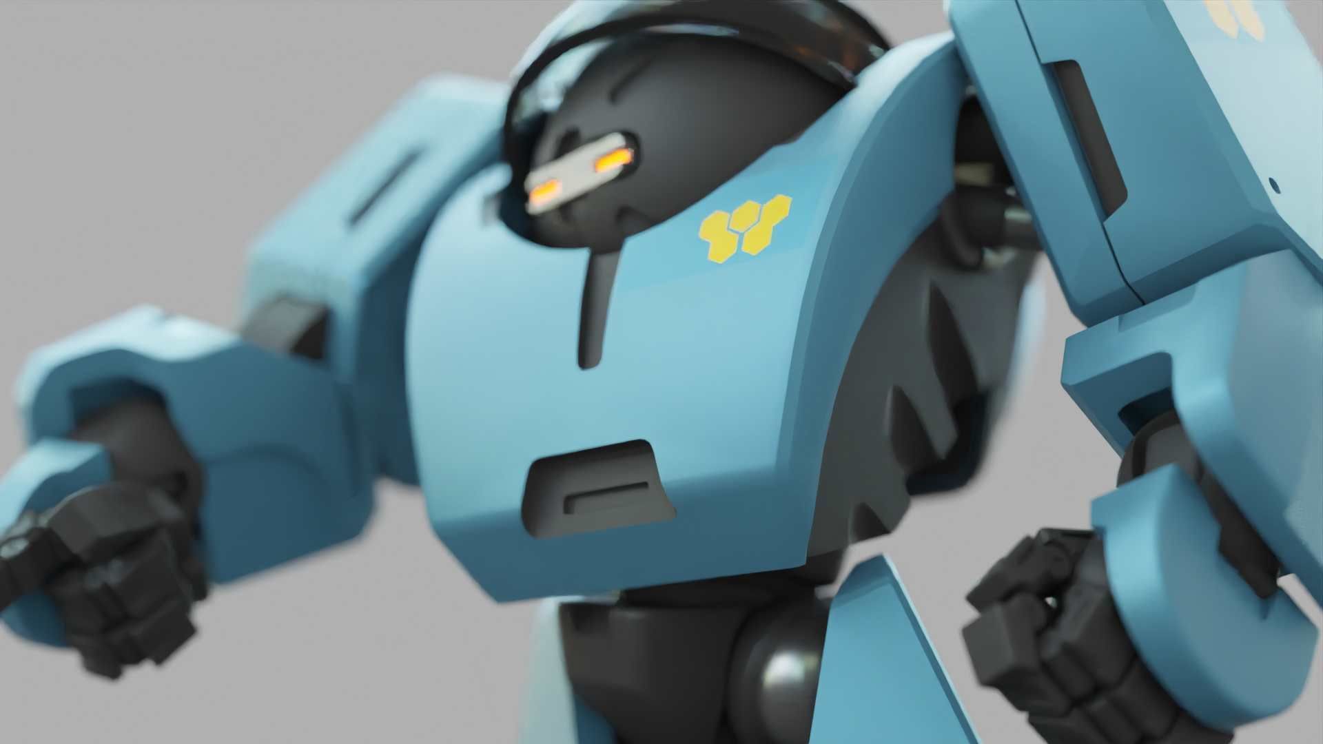 ANDROID M-3000 RIGGED 3D model_23