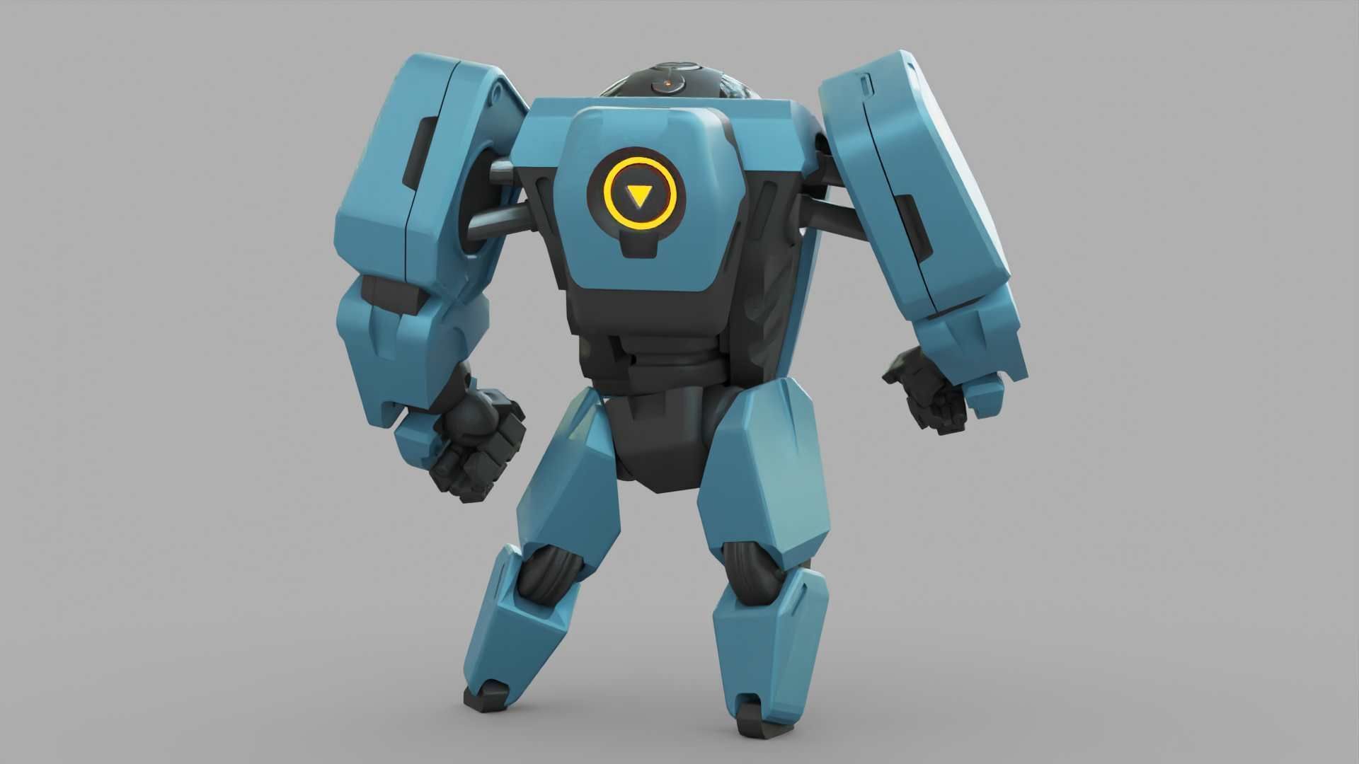 ANDROID M-3000 RIGGED 3D model_10