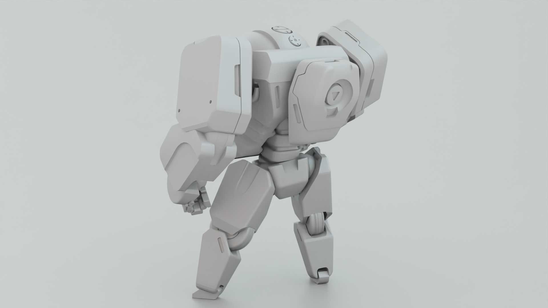 ANDROID M-3000 RIGGED 3D model_33