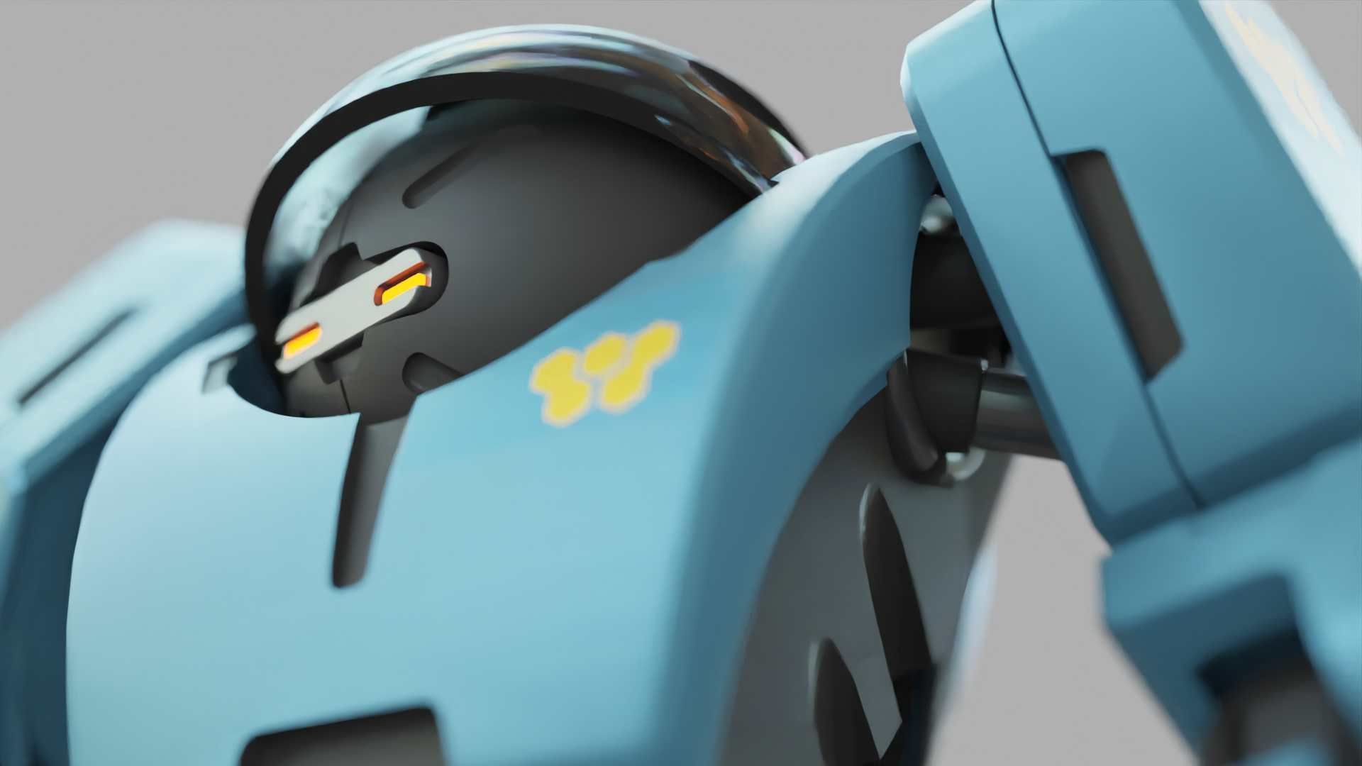 ANDROID M-3000 RIGGED 3D model_29