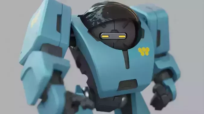 ANDROID M-3000 RIGGED 3D model ANDROID M-3000 RIGGED 3D model