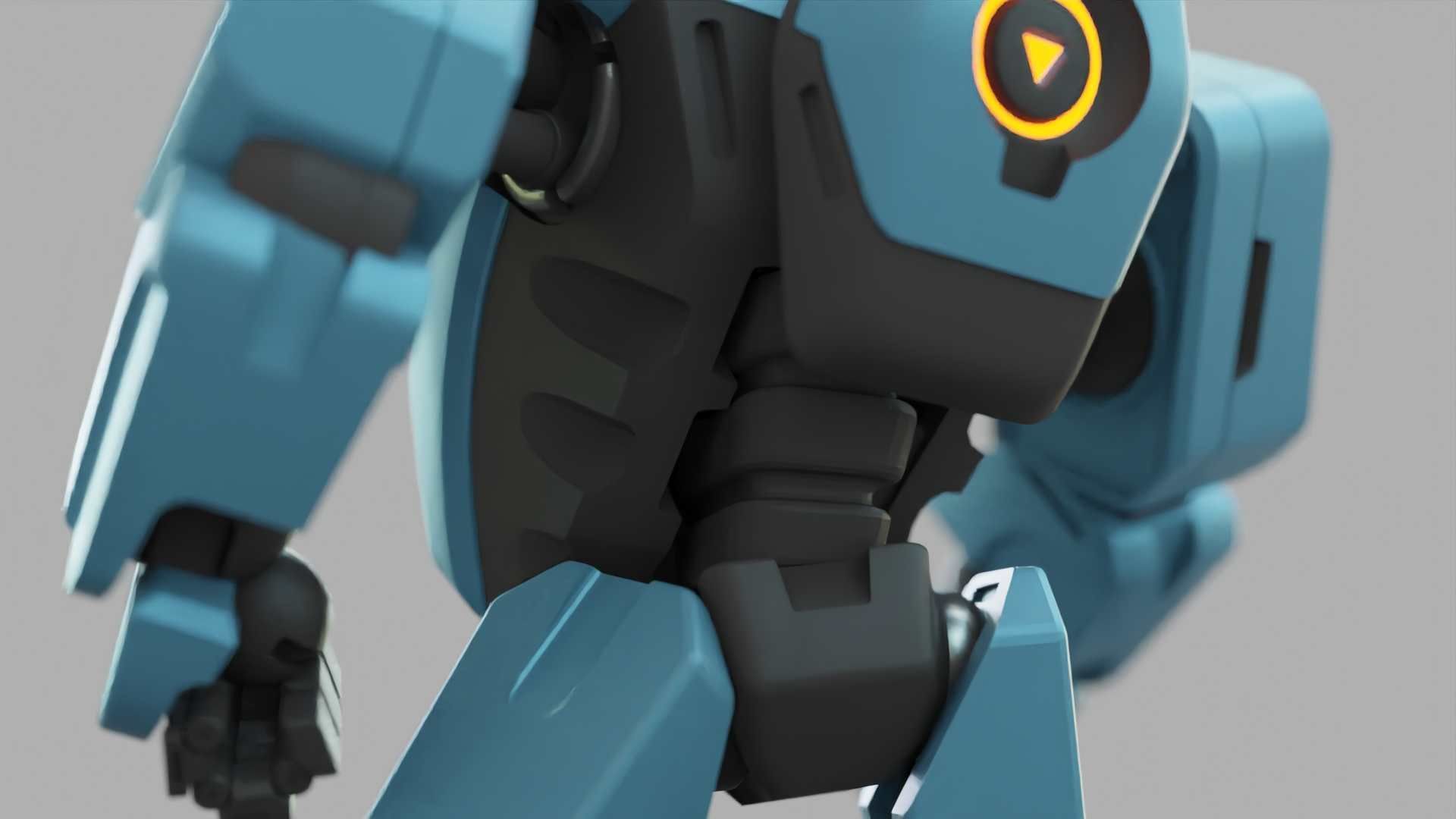 ANDROID M-3000 RIGGED 3D model_25