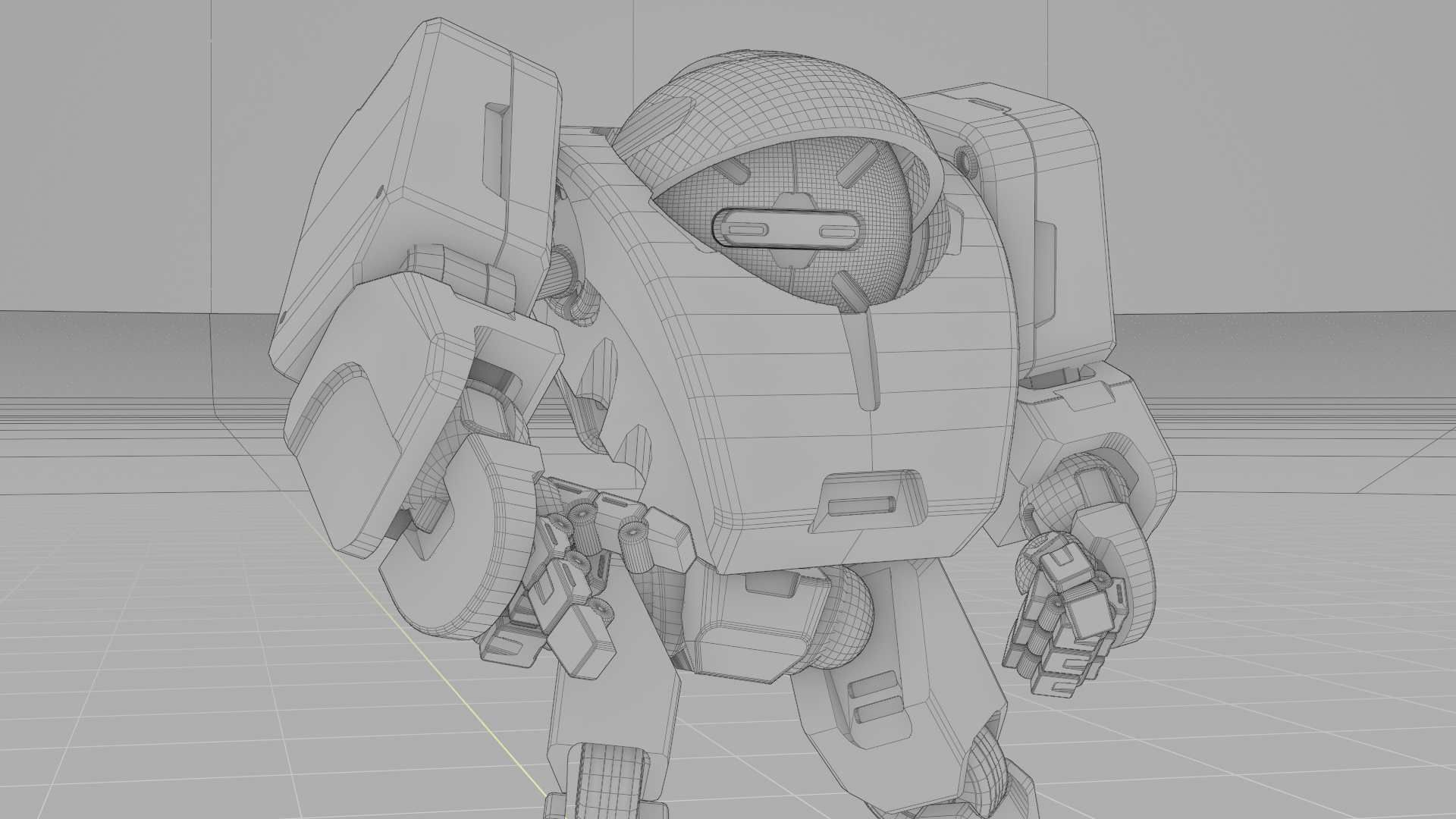 ANDROID M-3000 RIGGED 3D model_38