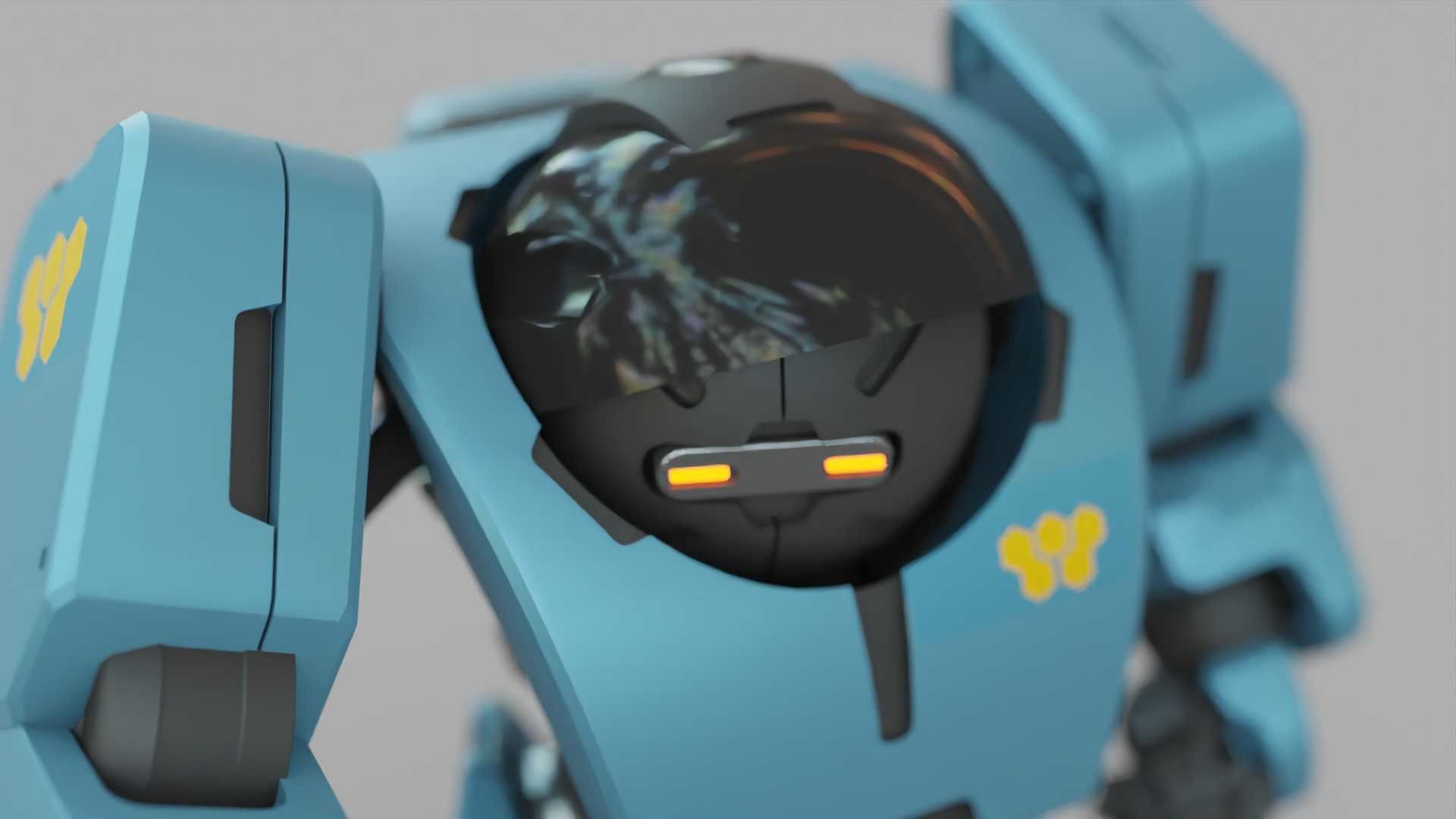 ANDROID M-3000 RIGGED 3D model_28