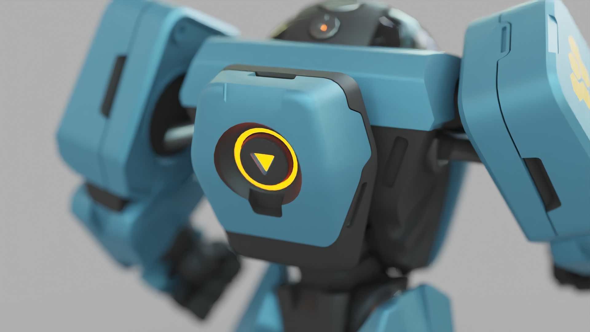 ANDROID M-3000 RIGGED 3D model_26