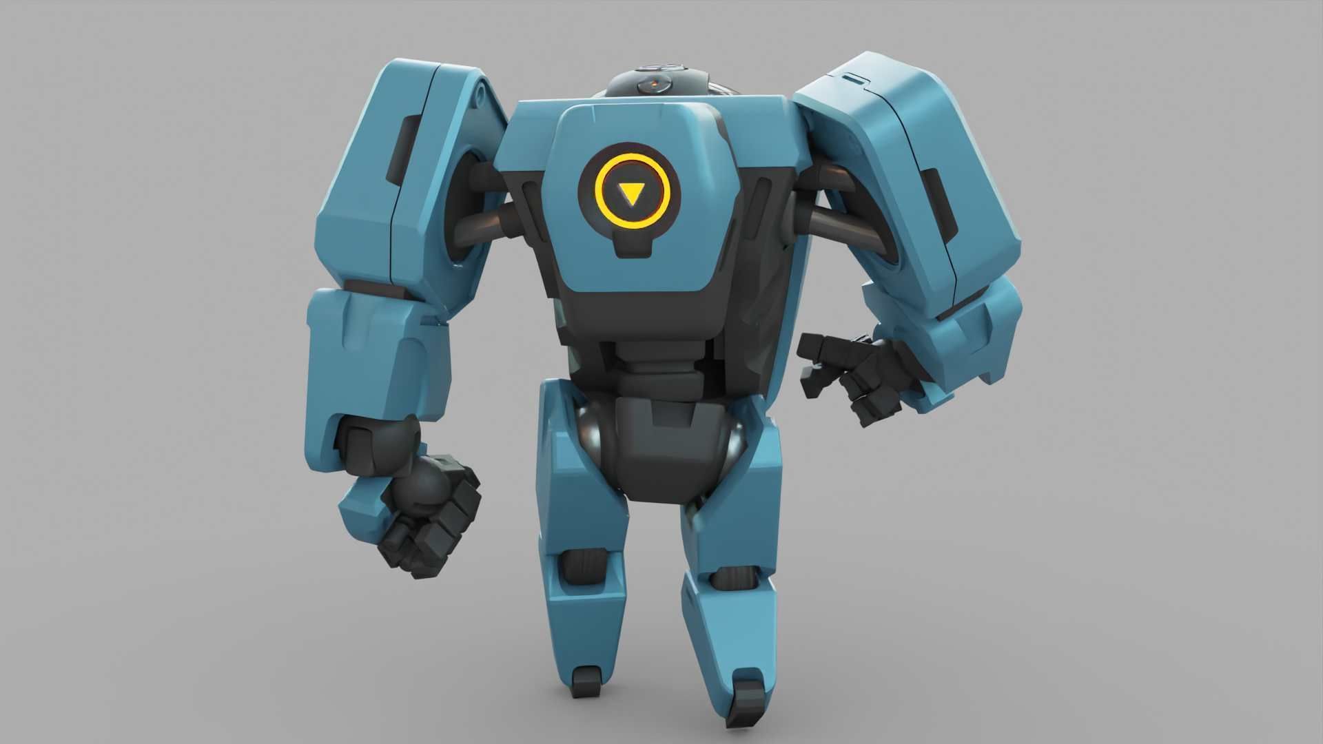 ANDROID M-3000 RIGGED 3D model_18